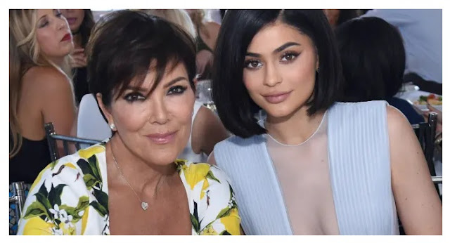 Kylie with Mom Kris Jenner