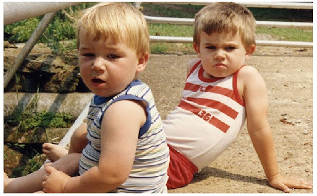 Jason Kelce and Travis kelce Childhood pics