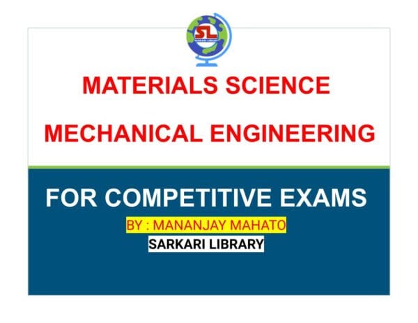 Materials Science Mechanical Engineering Sarkari Library